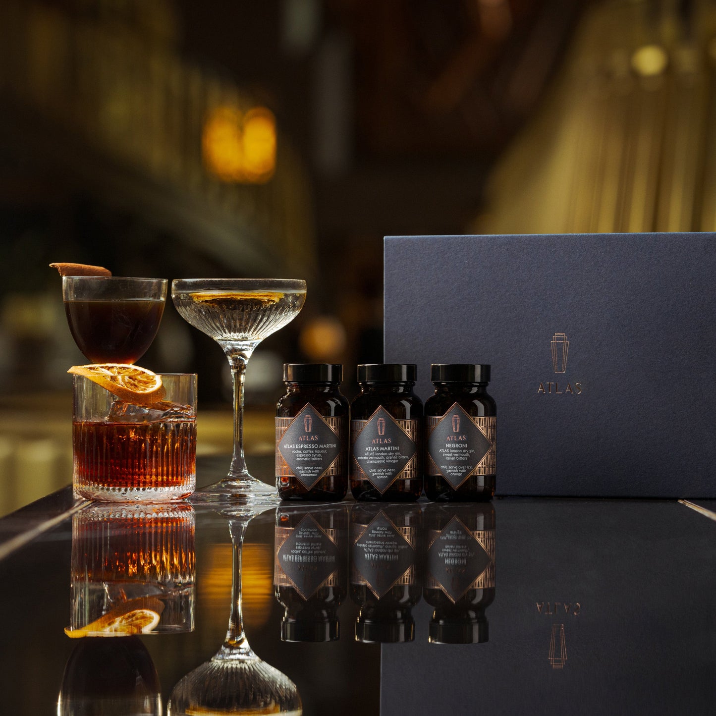 Three Cocktail Flight