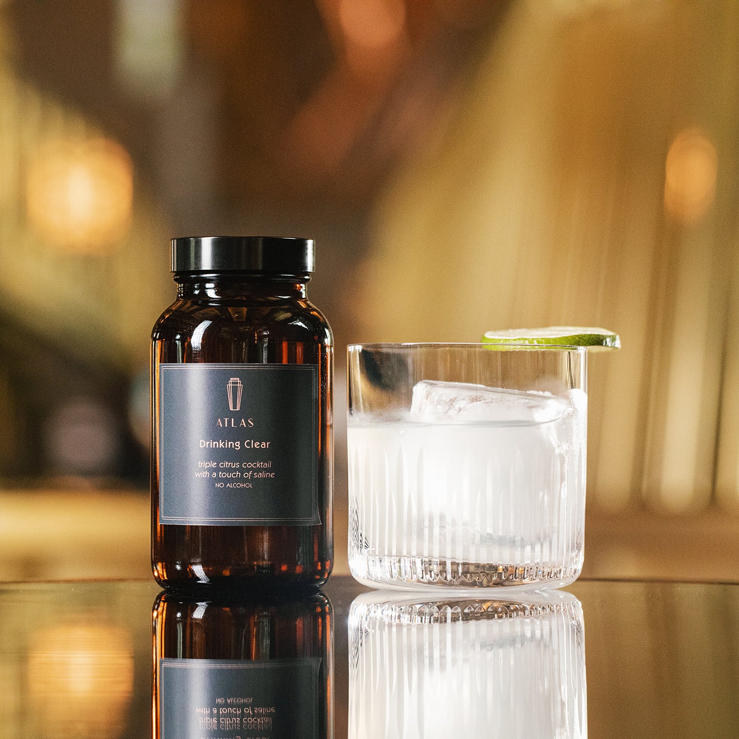 Drinking Clear (No-Alcohol Cocktail)